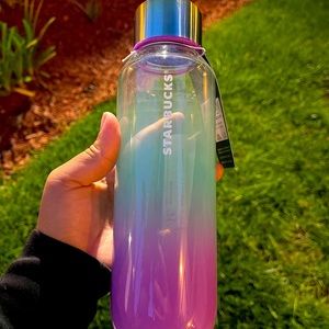 Venti Purple Blue Glass Bottle Summer 2021 Release
